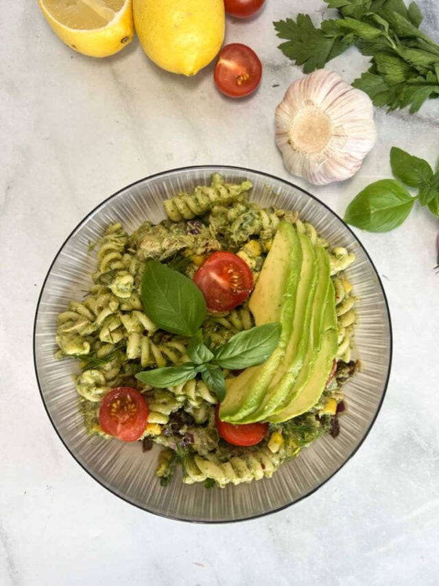 Green Goddess Tuna Pasta Salad Story