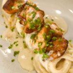 Salmon Alfredo Pasta